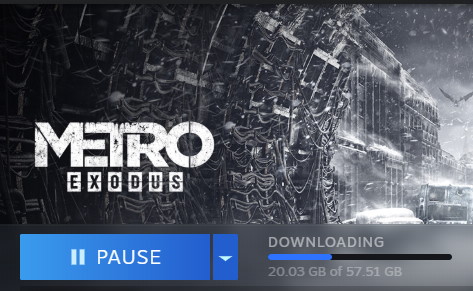 Metro Exodus Steam Down